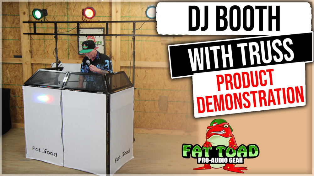Amazon.com: FAT TOAD DJ Booth with 8FT Lighting Truss Stand